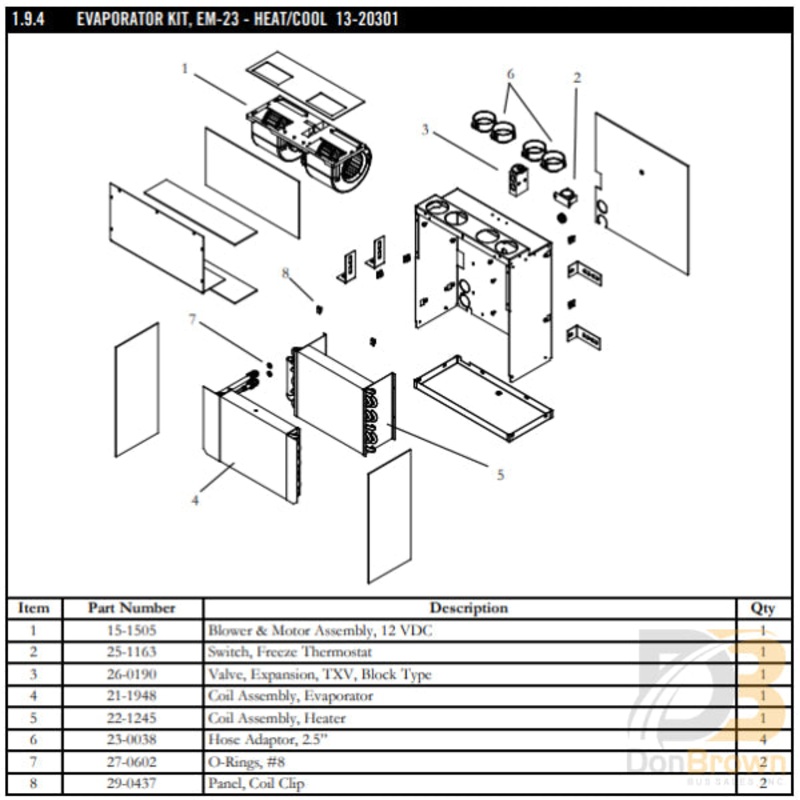 Panel-Coil Clip #086-350 29-0437