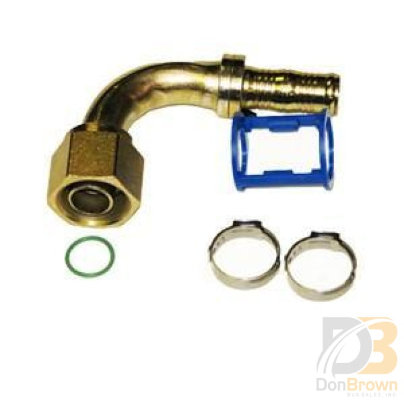 Fitting, Clip-Lok, 90, 3/4 FO x #12 Hose, Burgaflex 313517