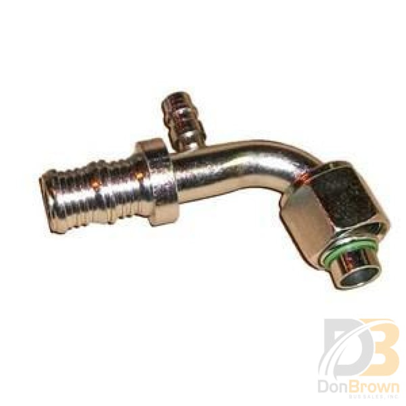 Fitting, Clip-Lok, 90, 3/4 FO x #16 Hose w/ LS Access, Burgaflex 313686