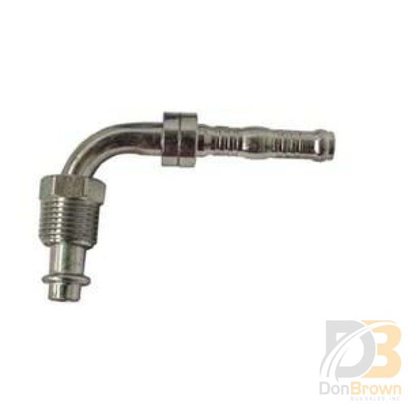 Fitting, Clip-Lok, 90 Deg, 3/8 M.O. X #6 Hose, Burgaflex 313695