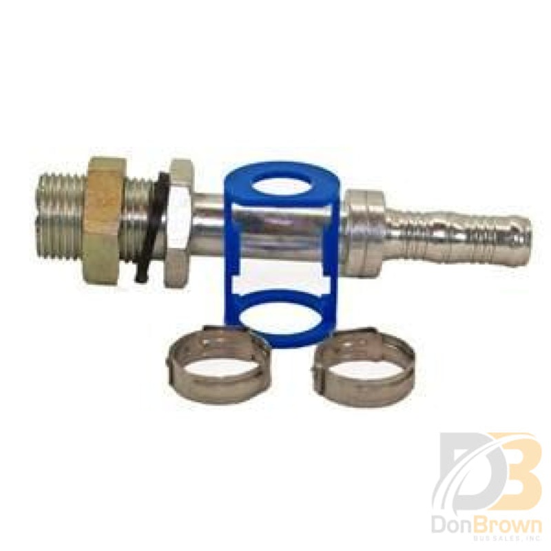 Fitting, Clip-Lok, Bhd, Str, 1/2 MIO x #8 Hose, Burgaflex 313581