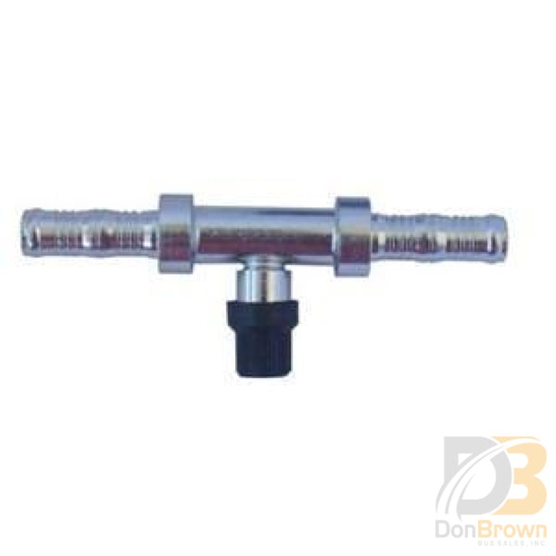 Fitting, Clip-Lok, Splicer w/Switch Port, #10 x #10 Hose, Burgaflex 313616