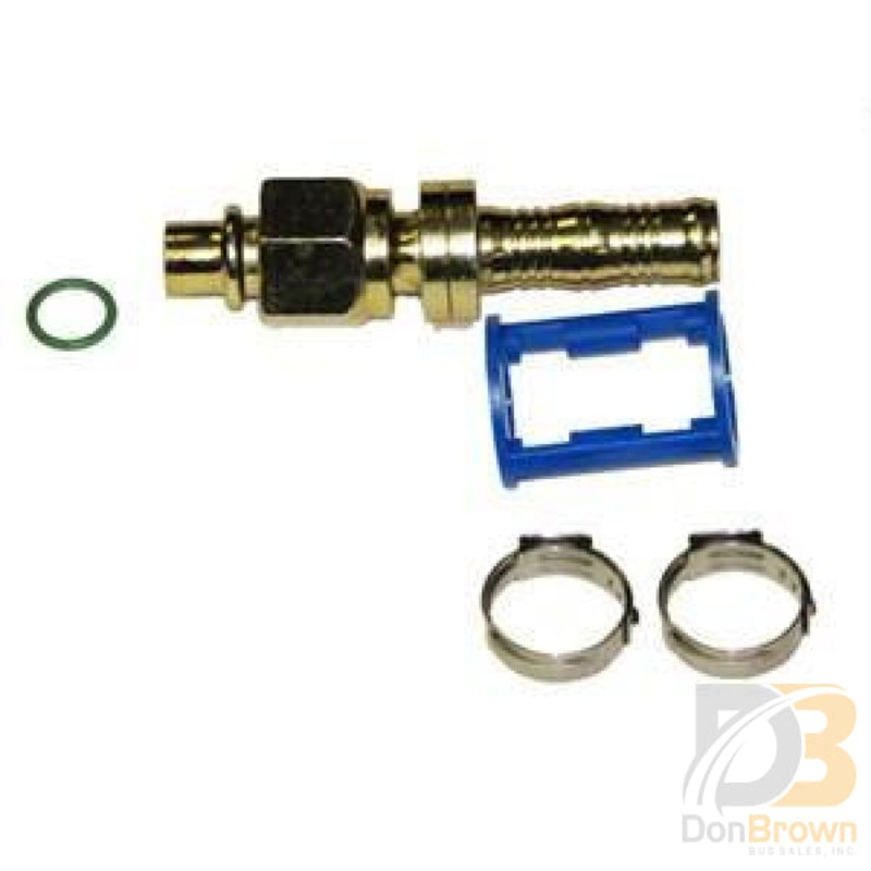 Fitting, Clip-Lok, Str, 1/2 FO x #10 Hose, Burgaflex 313528