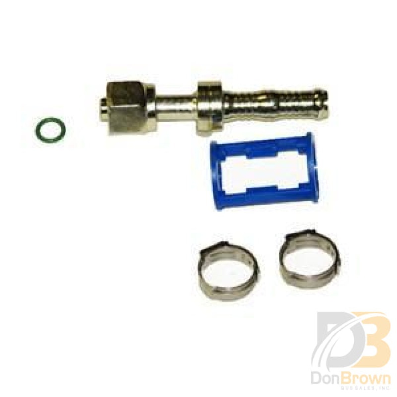 Fitting, Clip-Lok, Str, 3/8 FO x #8 Hose, Burgaflex 313523