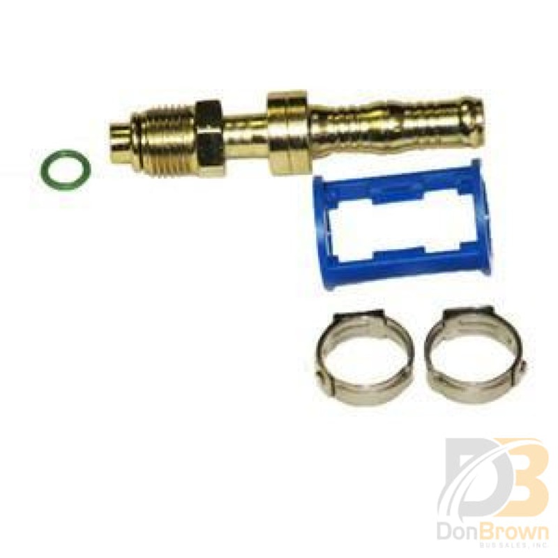 Fitting, Clip-Lok, Str, 3/8 MO x #6 Hose, Burgaflex 313608