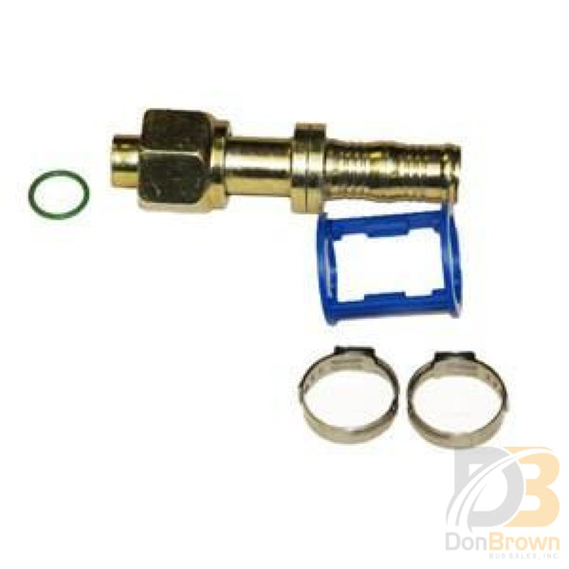 Fitting, Clip-Lok, Str, 5/8 FO x #12 Hose, Burgaflex 313516