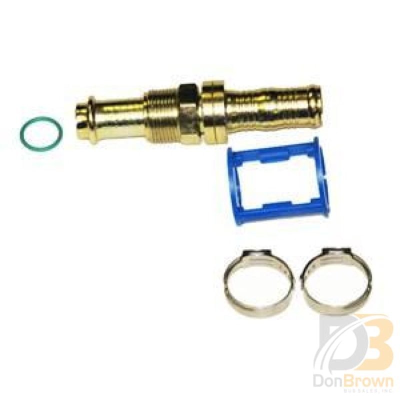 Fitting, Clip-Lok, Str, 5/8 MO x #12 Hose, Burgaflex 313515