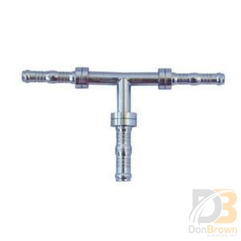Fitting, Clip-Lok, Tee, #6 X #6 X #8 Hose, Burgaflex 313725