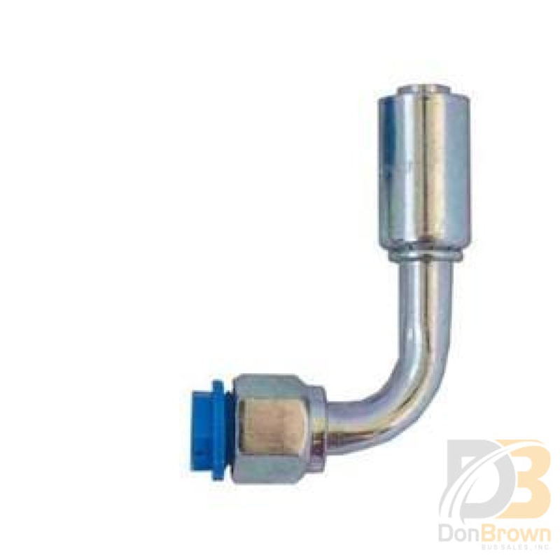 Fitting, Crimp, 90, 1/2 FO x #10 Hose, Burgaflex Crimp 313675