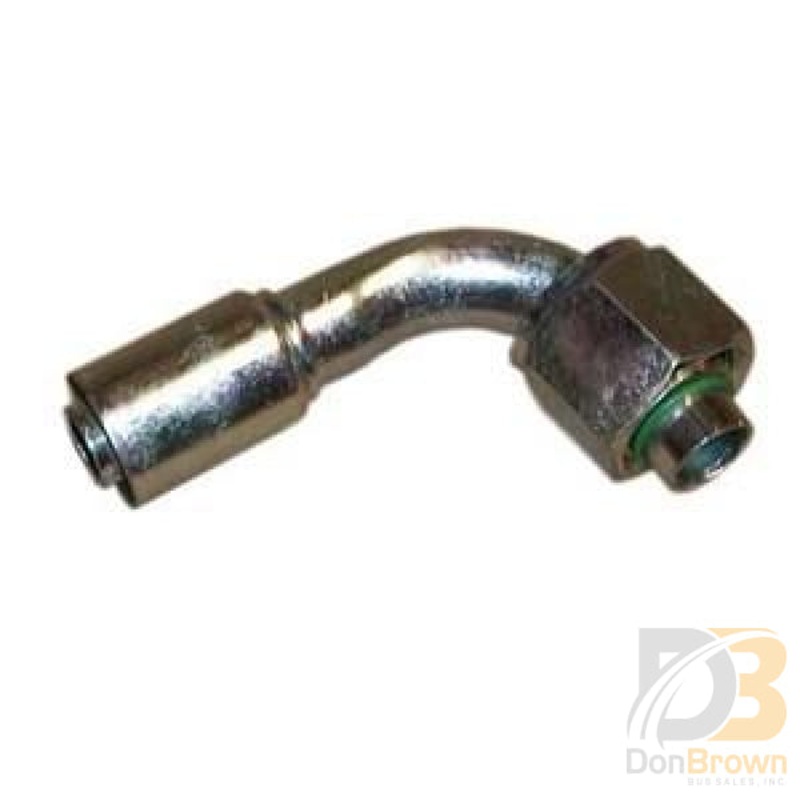Fitting, Crimp, 90, 3/4 FO x #12 Hose, Burgaflex Crimp 313651