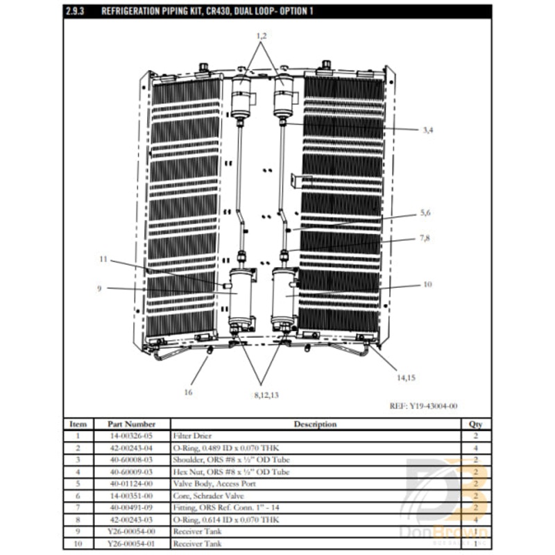 SHOULDER, ORS #8 X 1/2 OD TUBE 40-60008-03