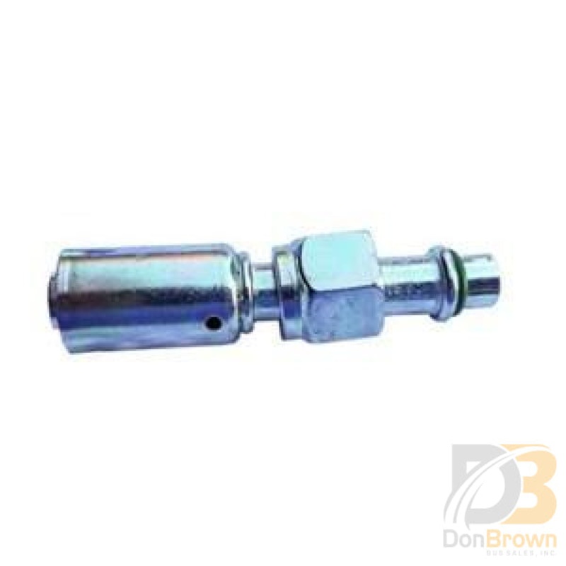 Fitting, Crimp, Str, 1/2 FO x #10 HOSE, Burgaflex Crimp 313659