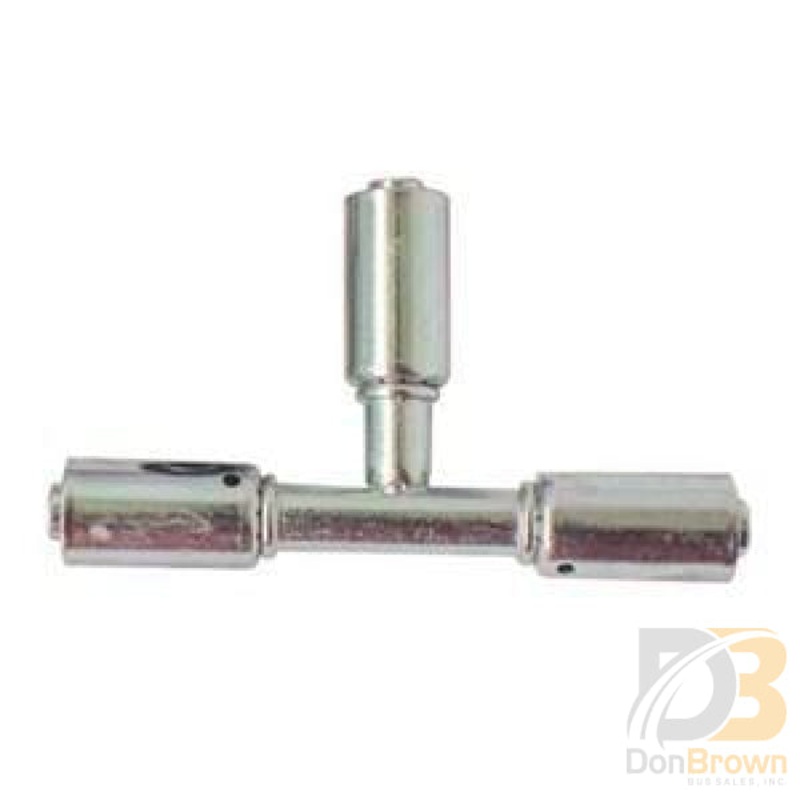Fitting, Crimp, Tee, #8 x #8 X #8, Burgaflex Crimp 313708